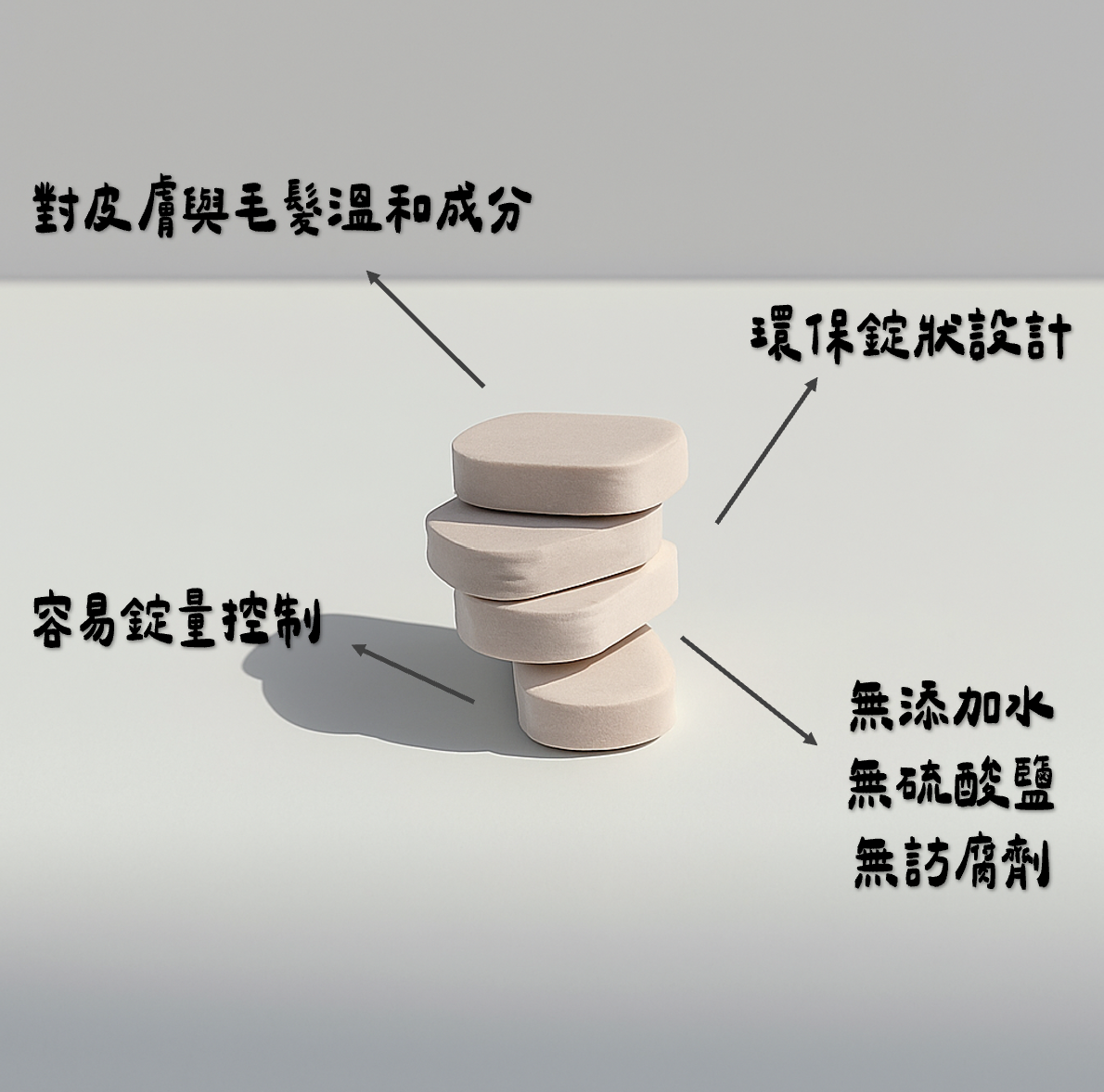 TouTou petcare 溫和洗毛錠