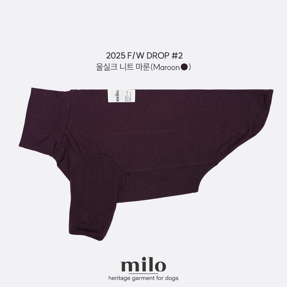 Milo 羊毛蠶絲高領衣(三色)