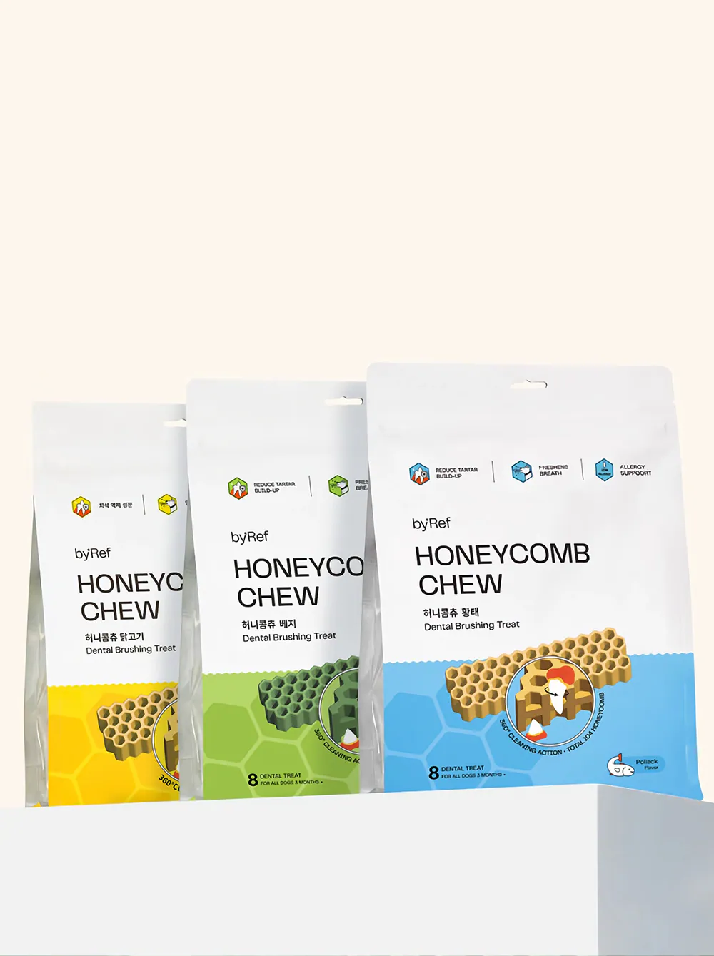 Honeycomb Chew - 蜂巢六角潔牙骨(六款)