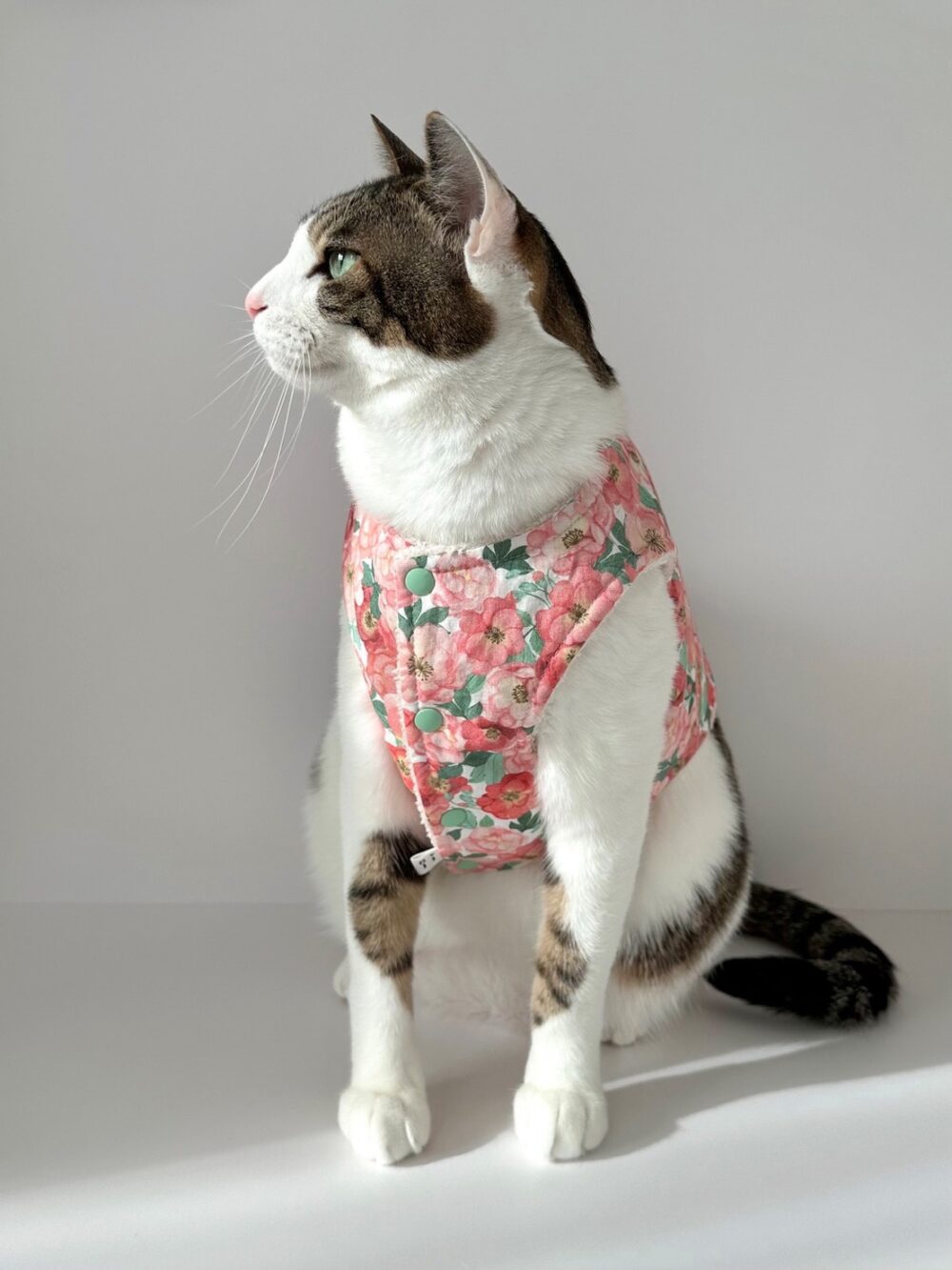 GYJJ 阿珠媽粉紅花短版背心